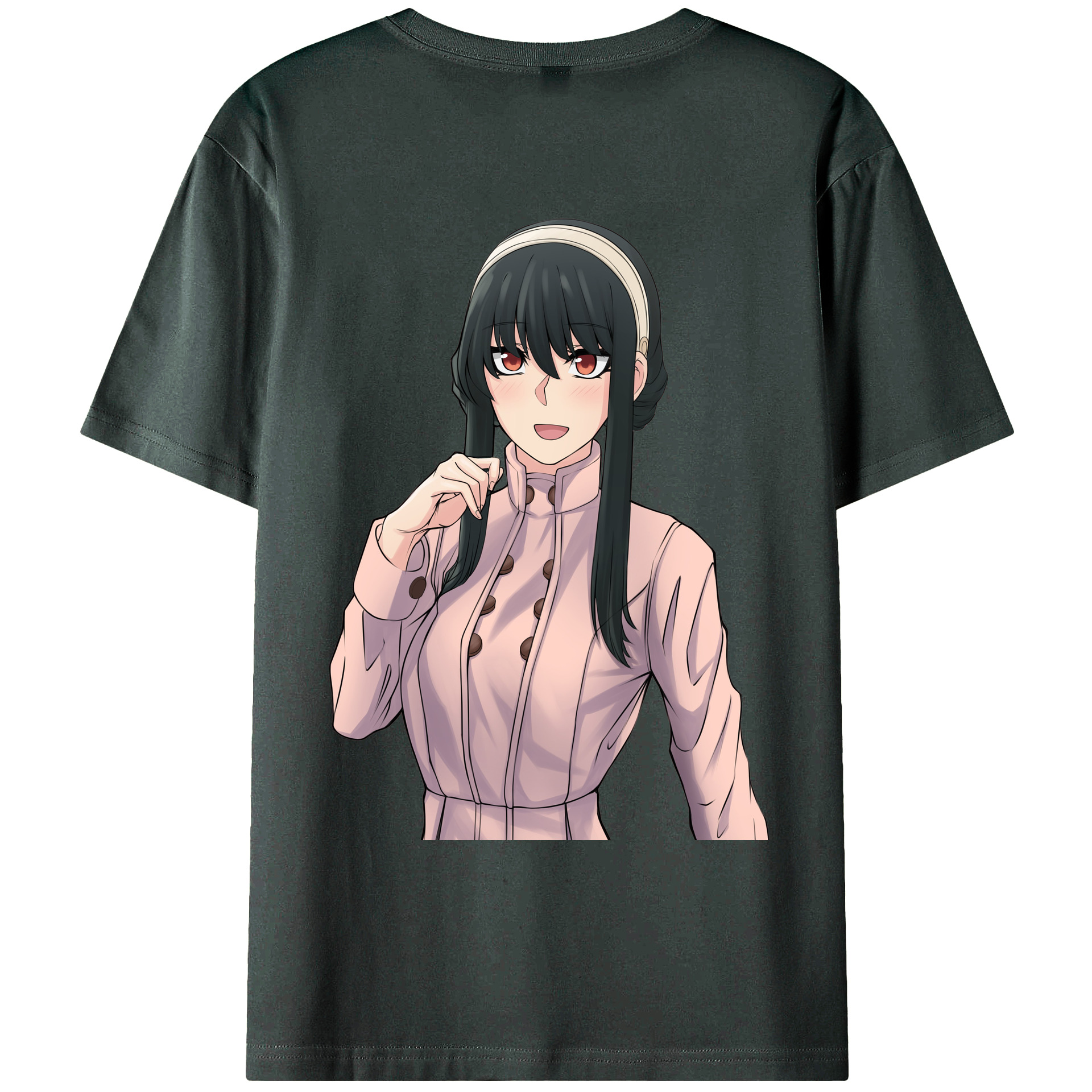 （画像用） SPY×FAMILY间谍家家酒 綿100％ メンズ半袖Tシャツ（バックプリント） 通気性